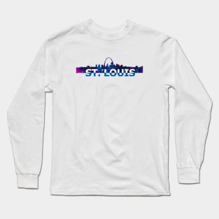 St Louis Skyline Long Sleeve T-Shirt